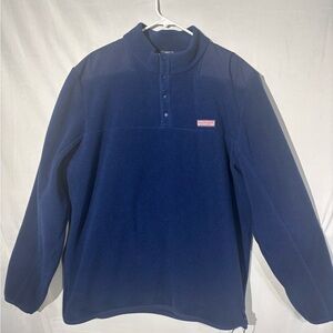 Vineyard Vines Deep Blue Fleece Jacket